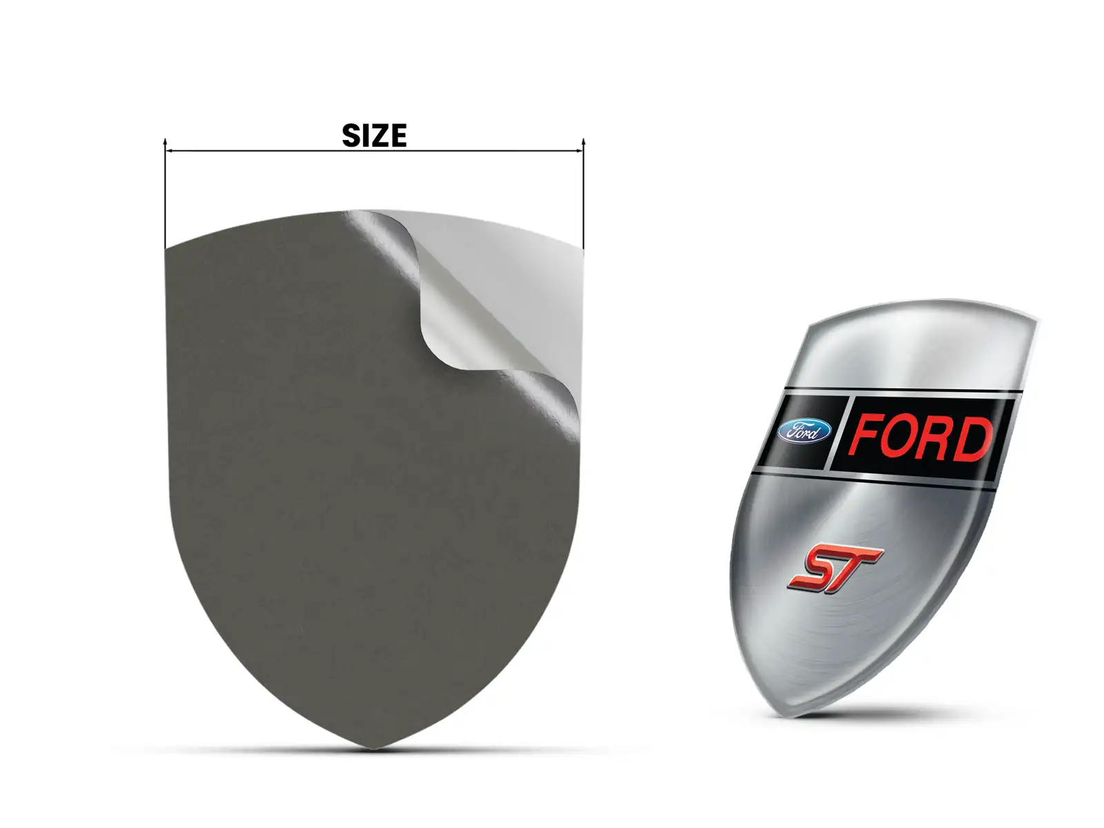 Ford Decalcomanie Lunotto Auto Resistenti Stile Universale